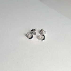 Arete de sol y luna negra de zircones