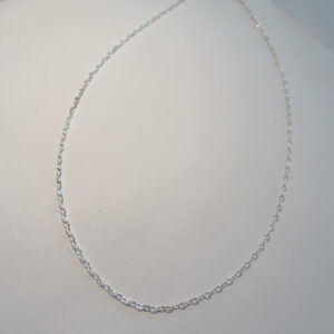 Cadena mini ovalada abrillantada