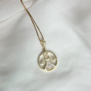 Cadena veneciana bañada en oro (no incluye dije)