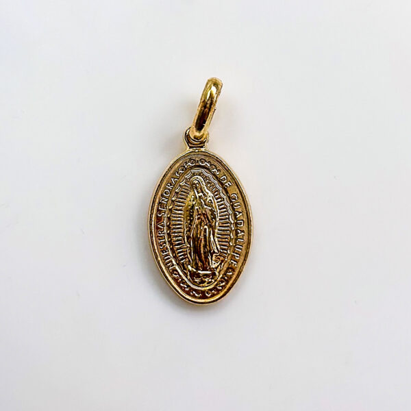 DIJE VIRGEN DE GUADALUPE BAÑO DE ORO MEDIANA